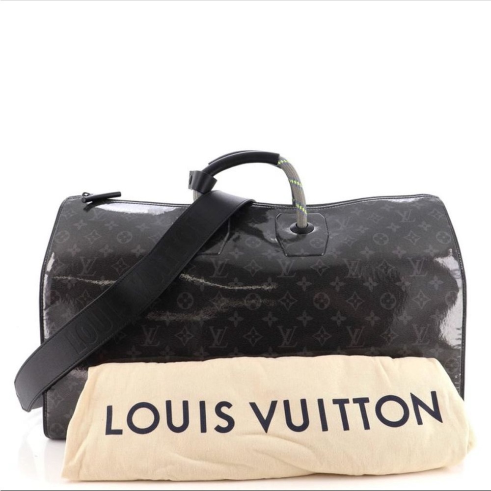 Louis Vuitton Keepall Bandouliere 50 - Limited Edition Monogram Eclipse Glaze